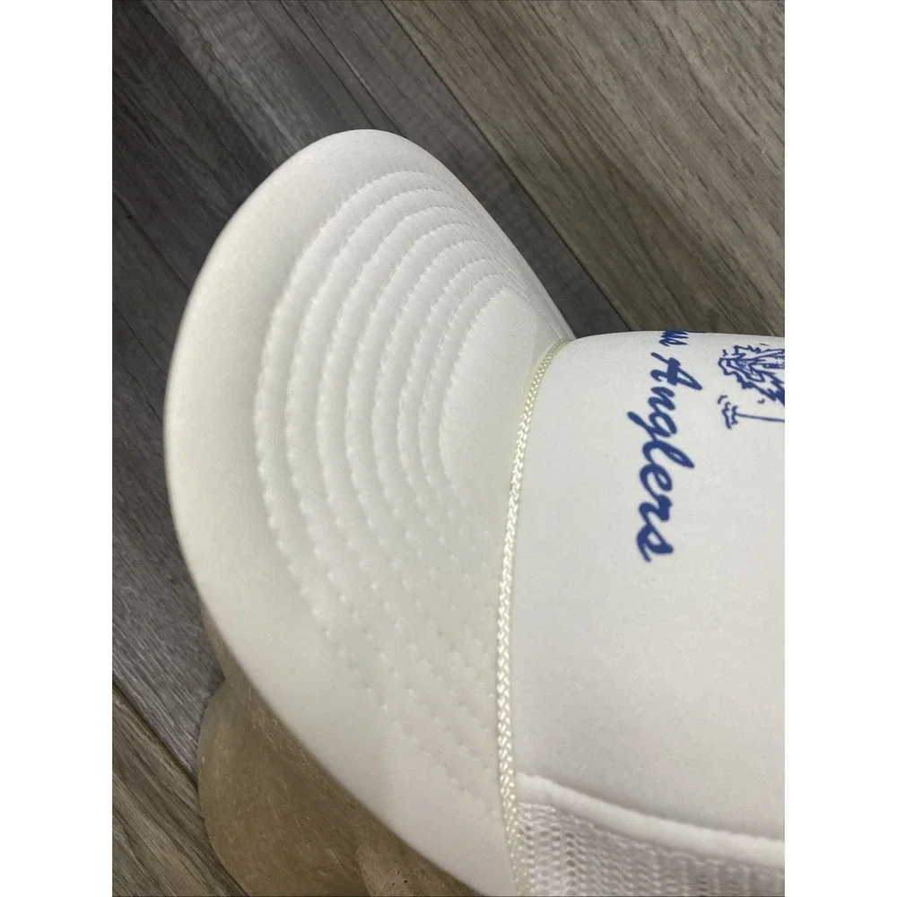 Vintage Surry Bass Anglers White Mesh Hat Fishing Cap Mesh Snapback Rope - Picture 5 of 12